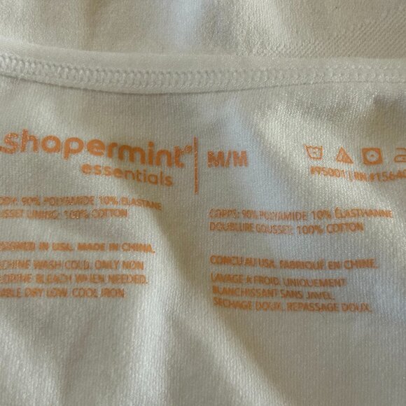 Shapermint Essentials All Day Every Day Scoop Neck Bodysuits (2 Pack) - Size M/M - Picture 6 of 8